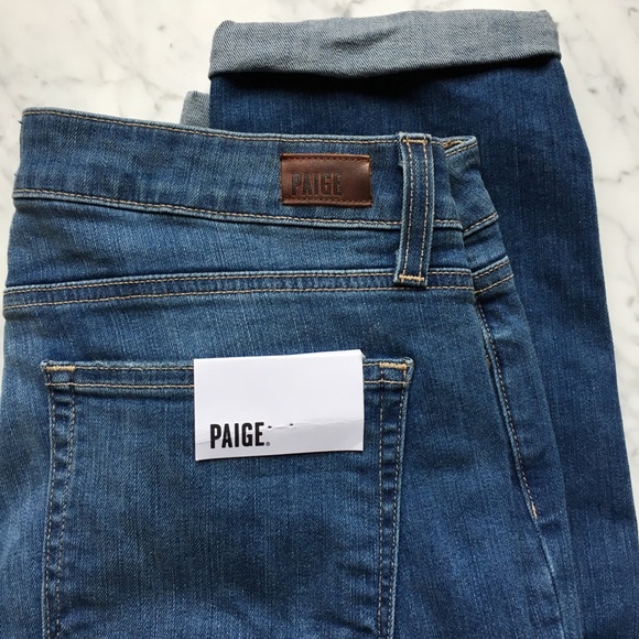 SOLD :: PAIGE Kylie Crop With Roll Up Jeans - Picture 5 of 6